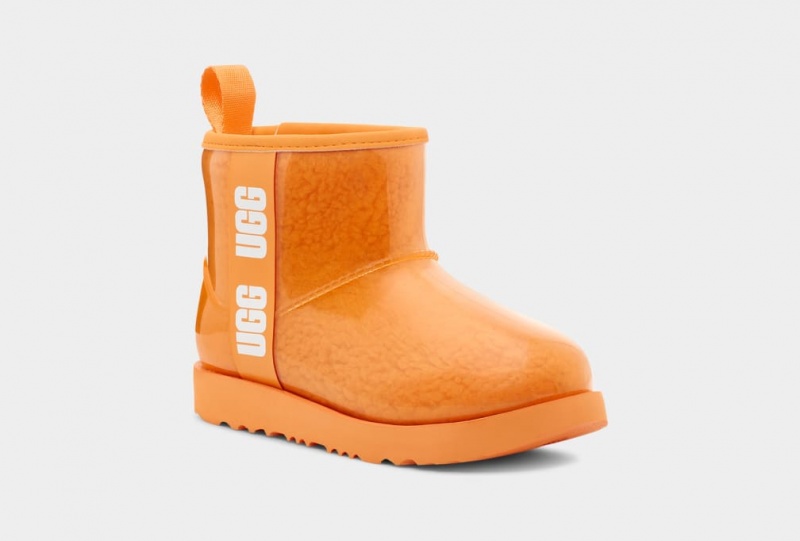 Cizme Ugg Clasici Clear Mini II Copii Portocalii | 6950LHGWJ