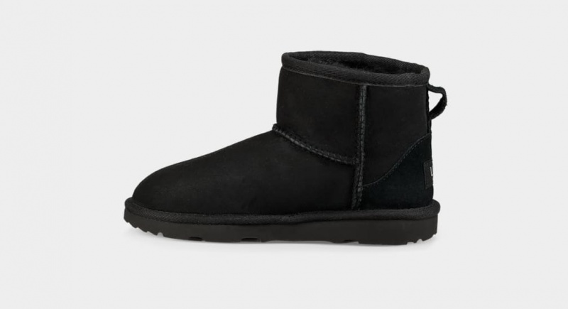 Cizme Ugg Clasici II Mini Copii Negrii | 6172ITKXA