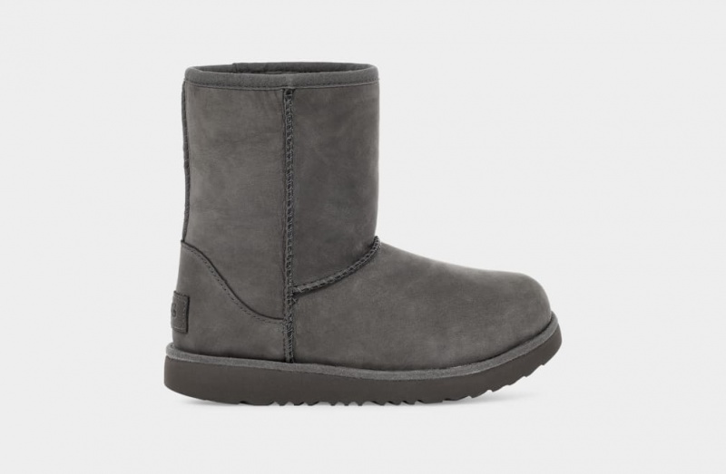 Cizme Ugg Clasici II Weather Copii Gri | 4392COVMF