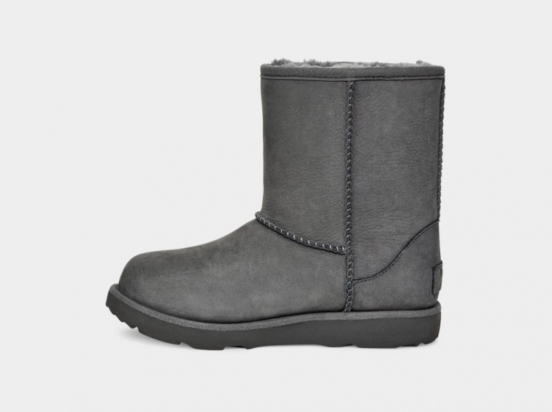 Cizme Ugg Clasici II Weather Copii Gri | 6195UVFPZ