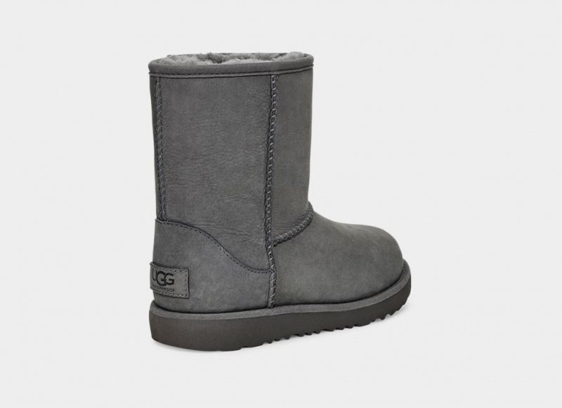 Cizme Ugg Clasici II Weather Copii Gri | 6195UVFPZ