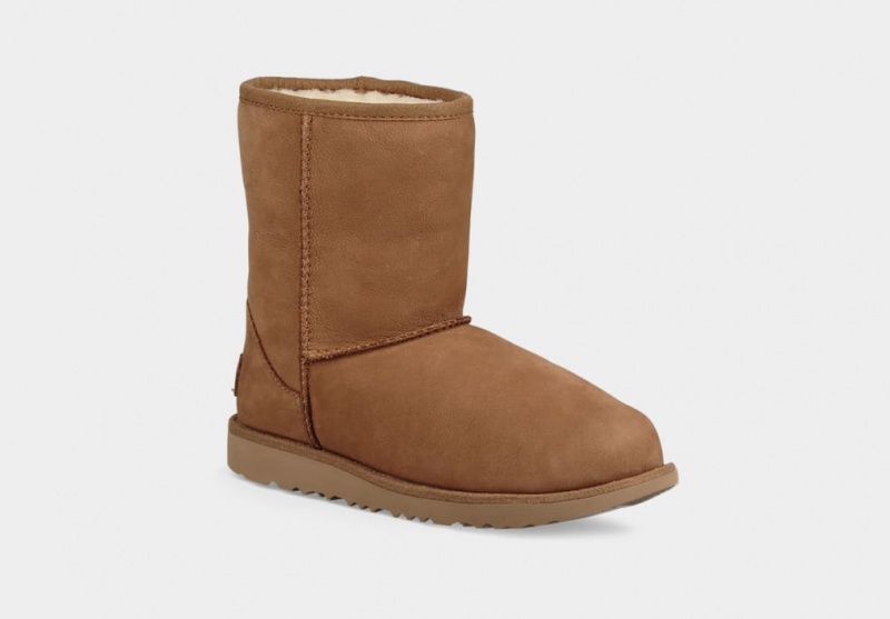 Cizme Ugg Clasici II Weather Copii Maro | 7418VXMNB