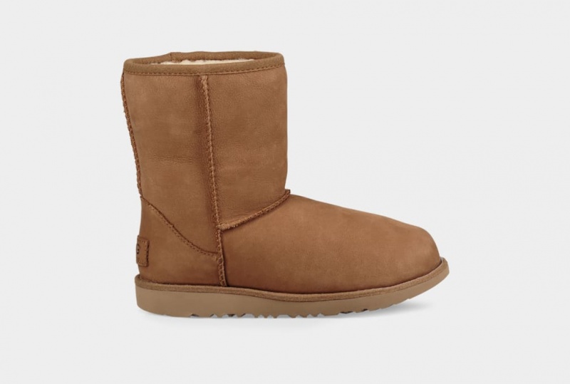 Cizme Ugg Clasici II Weather Copii Maro | 7418VXMNB