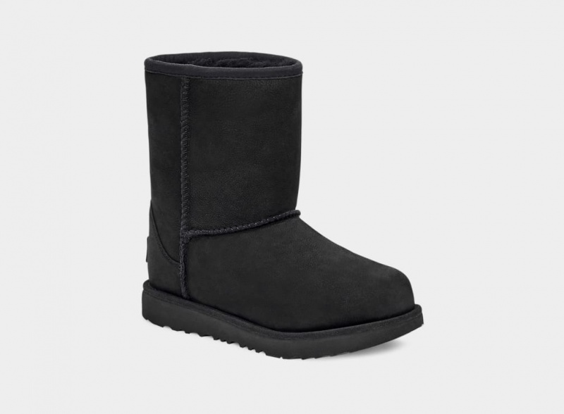 Cizme Ugg Clasici II Weather Copii Negrii | 2914GKSJU