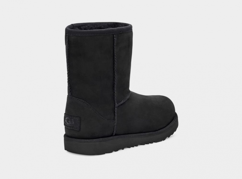 Cizme Ugg Clasici II Weather Copii Negrii | 2914GKSJU