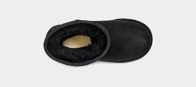 Cizme Ugg Clasici II Weather Copii Negrii | 2914GKSJU