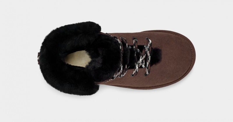 Cizme Ugg Clasici Mini Alpine Dantela Dama Maro | 9421IATBY