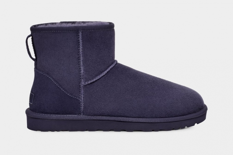 Cizme Ugg Clasici Mini Barbati Albastri | 1724NFLUM