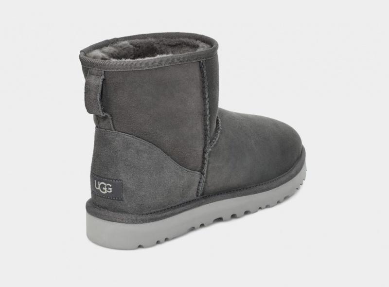 Cizme Ugg Clasici Mini Barbati Gri Inchis | 0581VXCAI