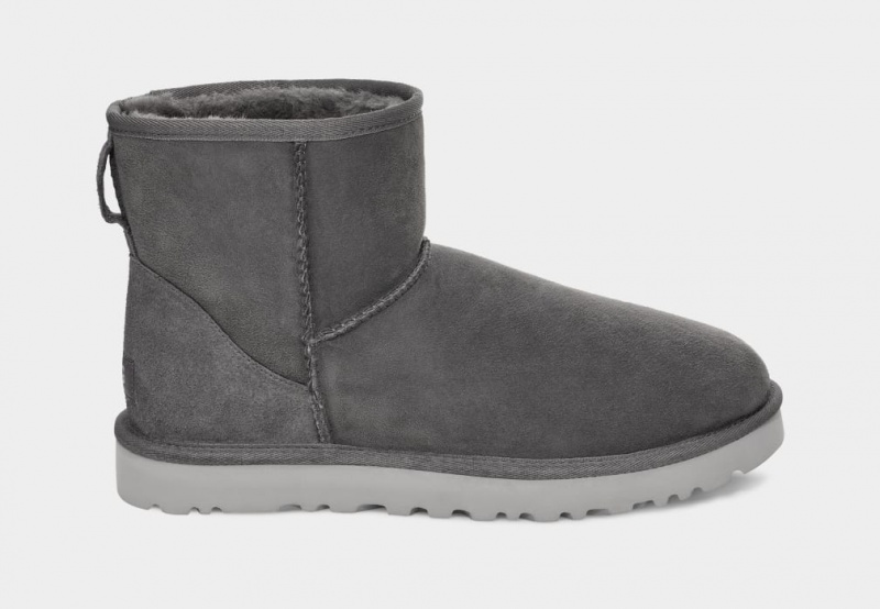 Cizme Ugg Clasici Mini Barbati Gri Inchis | 0581VXCAI