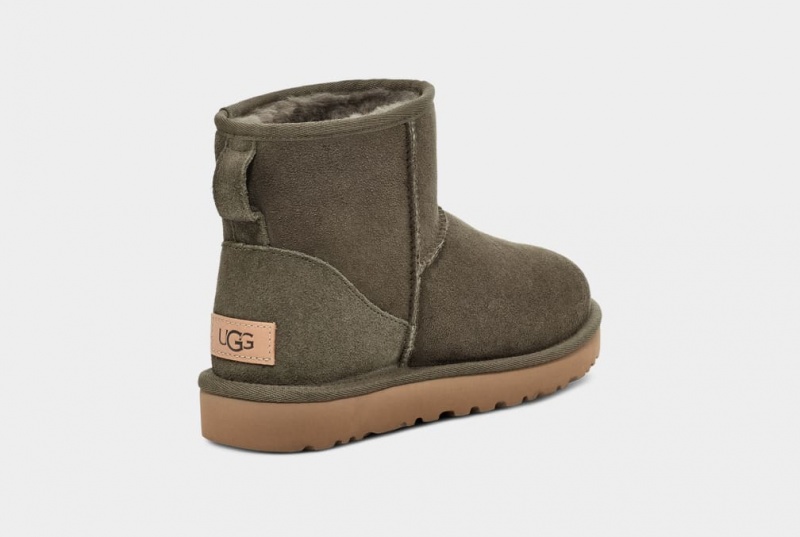 Cizme Ugg Clasici Mini II Dama Gri | 7165PRAVN