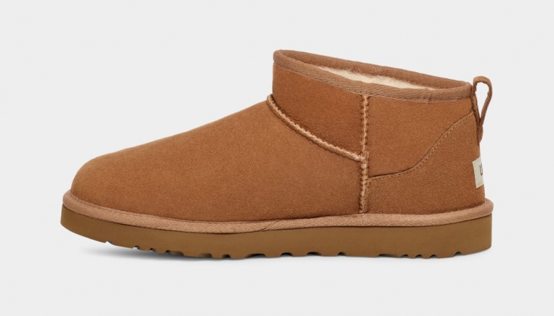 Cizme Ugg Clasici Ultra Mini Barbati Maro | 1582LJUGK