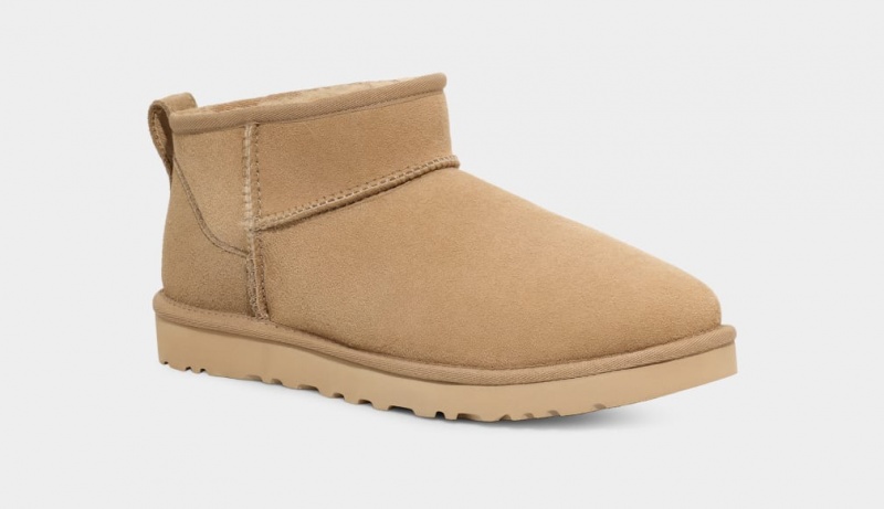 Cizme Ugg Clasici Ultra Mini Barbati Muștar | 4391CZBPO