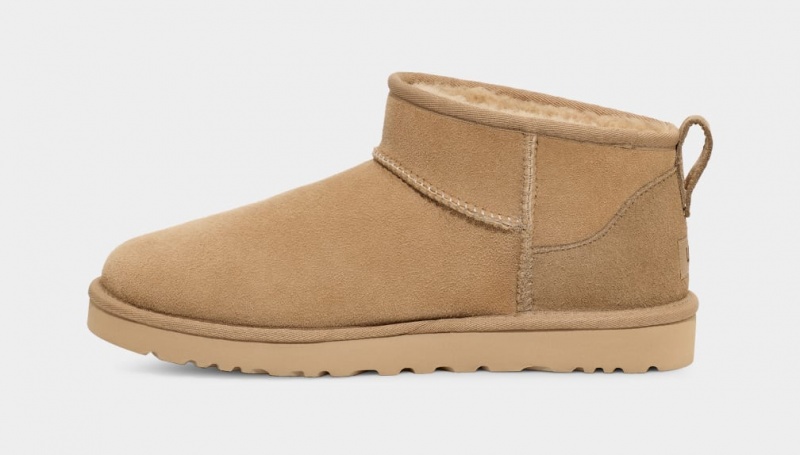 Cizme Ugg Clasici Ultra Mini Barbati Muștar | 4391CZBPO