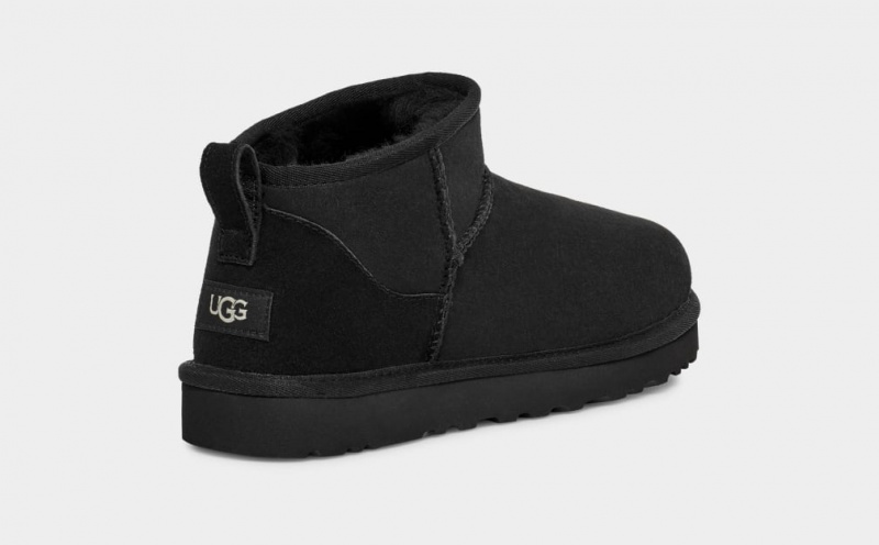 Cizme Ugg Clasici Ultra Mini Barbati Negrii | 0317RPMCE