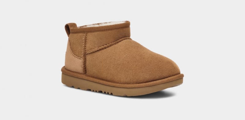 Cizme Ugg Clasici Ultra Mini Copii Maro | 8260YDOGP