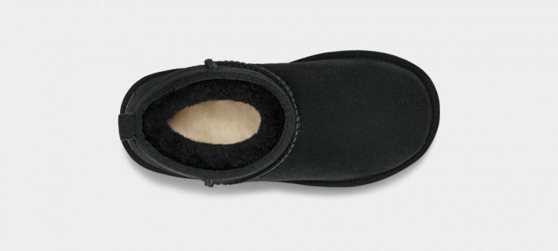 Cizme Ugg Clasici Ultra Mini Copii Negrii | 1082WSCJP