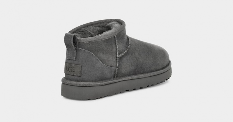 Cizme Ugg Clasici Ultra Mini Dama Gri | 3960CFKIQ