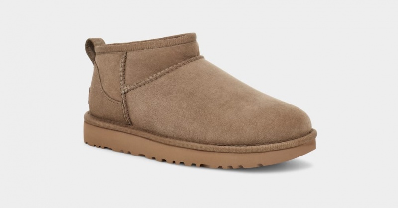 Cizme Ugg Clasici Ultra Mini Dama Maro | 1952JBWOM