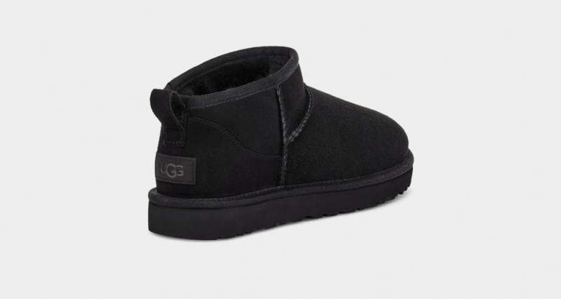 Cizme Ugg Clasici Ultra Mini Dama Negrii | 5704EAJSM