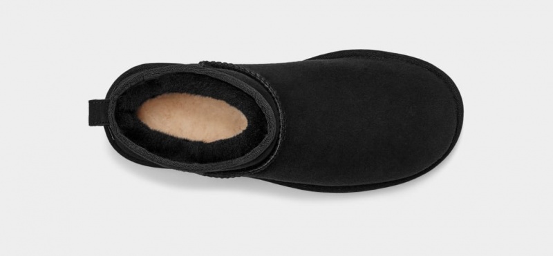 Cizme Ugg Clasici Ultra Mini Dama Negrii | 5704EAJSM