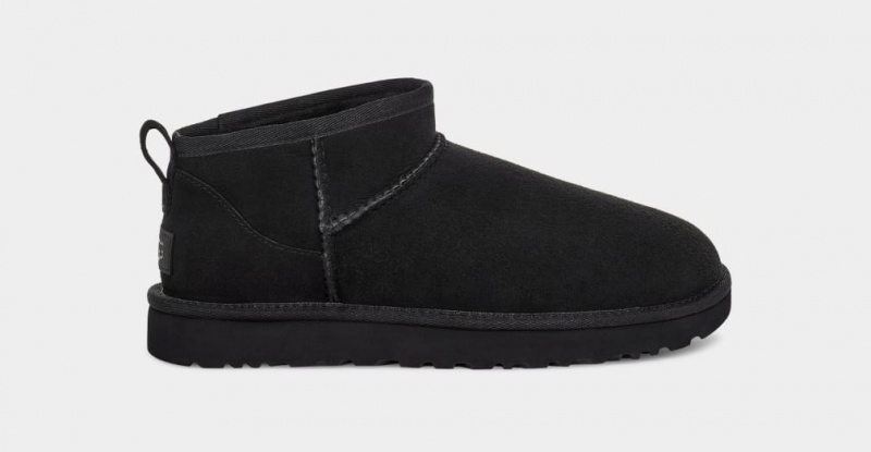 Cizme Ugg Clasici Ultra Mini Dama Negrii | 5704EAJSM