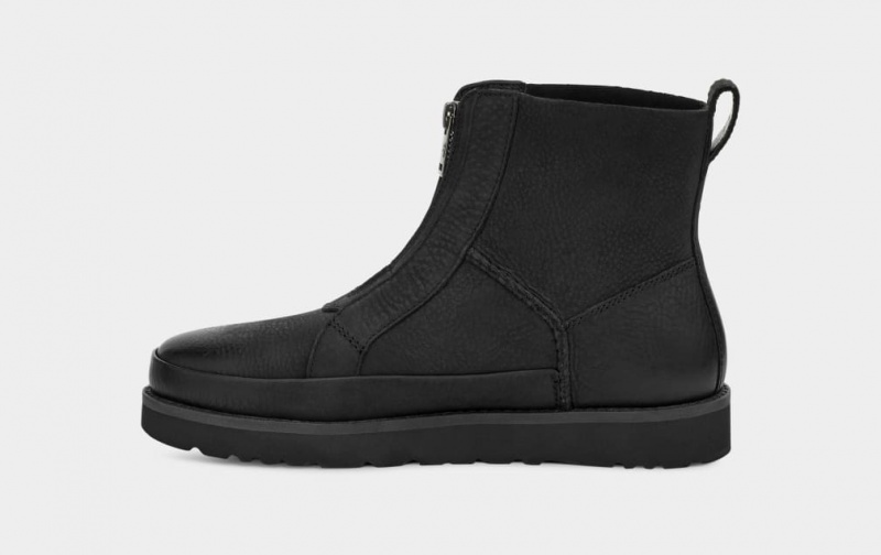 Cizme Ugg Deconstructed Front Zip Dama Negrii | 3768KGPTE