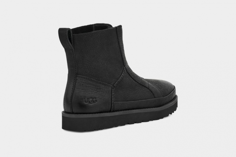 Cizme Ugg Deconstructed Front Zip Dama Negrii | 3768KGPTE