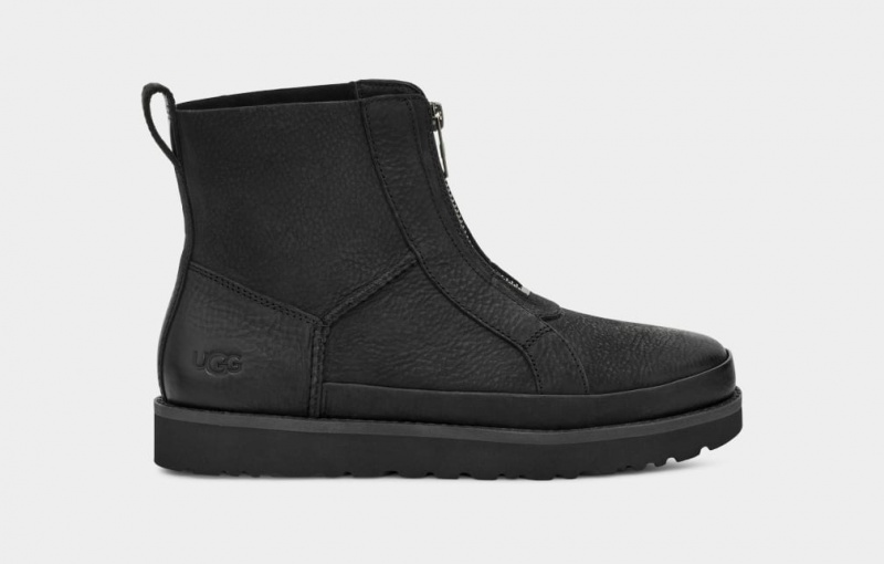 Cizme Ugg Deconstructed Front Zip Dama Negrii | 3768KGPTE