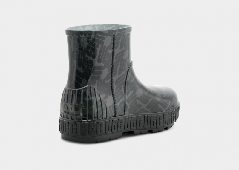 Cizme Ugg Drizlita Grafice Monogram Dama Negrii | 5794HMOND