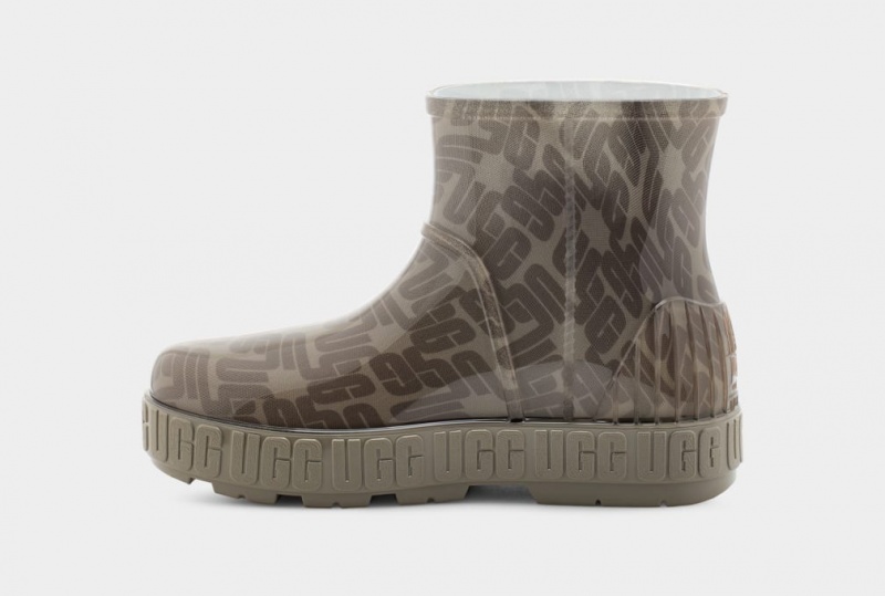 Cizme Ugg Drizlita Grafice Monogram Dama Verzi | 3186PHGFX