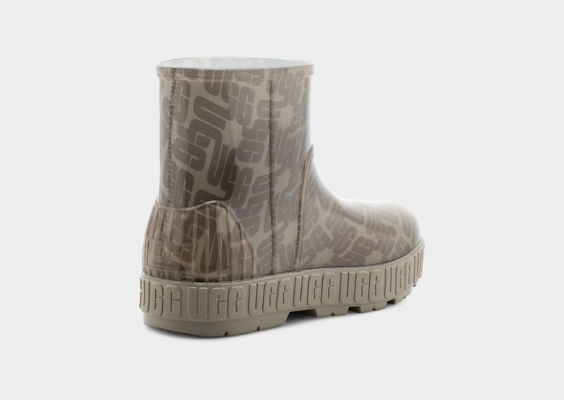 Cizme Ugg Drizlita Grafice Monogram Dama Verzi | 3186PHGFX