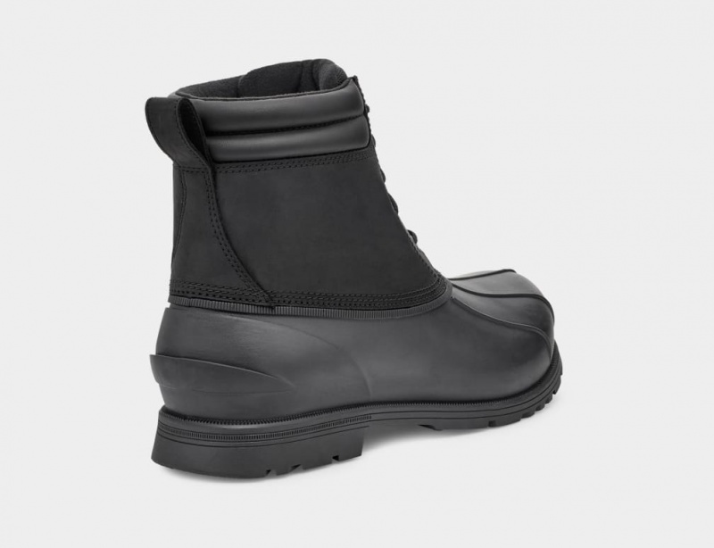 Cizme Ugg Gatson Mid-High Barbati Negrii | 1730HGOKW