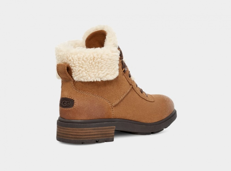 Cizme Ugg Harrison Cozy Dantela Dama Maro | 4153XKGLW