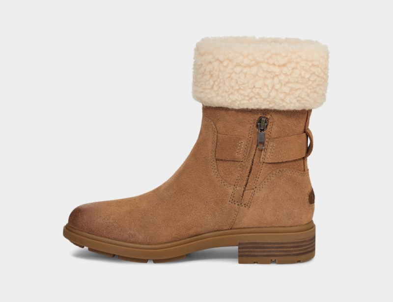 Cizme Ugg Harrison Cuff Dama Maro | 8342CAZKV