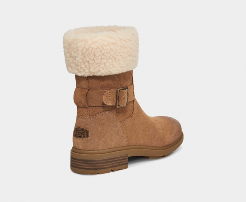 Cizme Ugg Harrison Cuff Dama Maro | 8342CAZKV