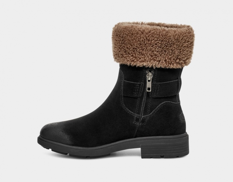 Cizme Ugg Harrison Cuff Dama Negrii | 6297GJXVK