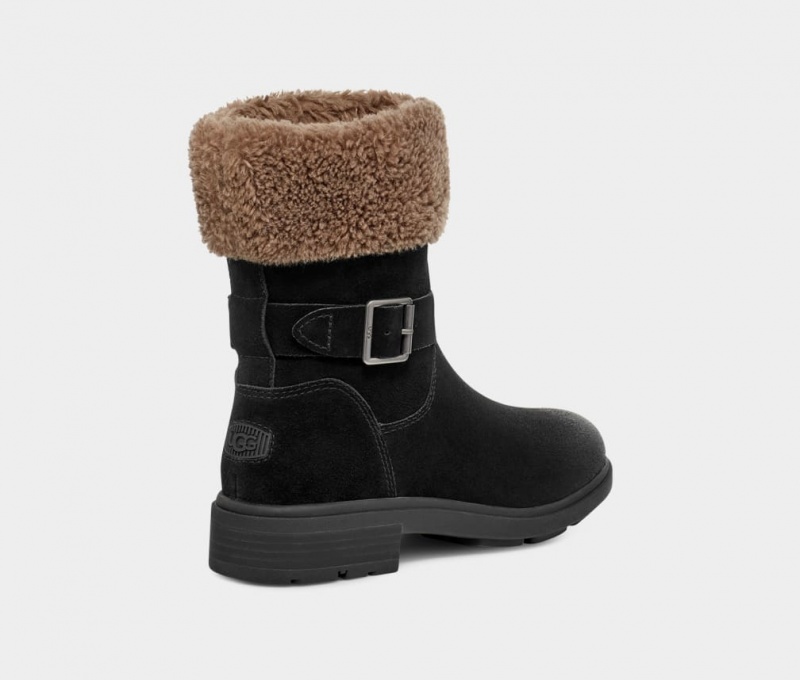 Cizme Ugg Harrison Cuff Dama Negrii | 6297GJXVK