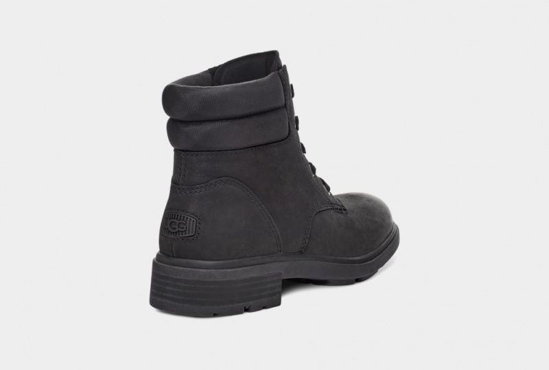 Cizme Ugg Harrison Dantela Dama Negrii | 8972WYVLX