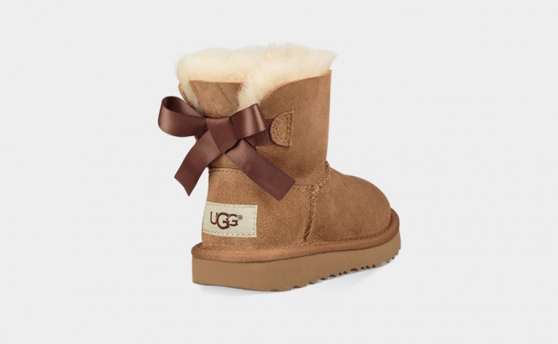 Cizme Ugg Mini Bailey Bow II Copii Maro | 4185DSPJW