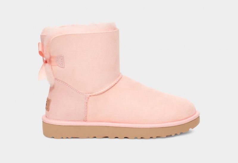 Cizme Ugg Mini Bailey Bow II Dama Roz | 1765BAQEU