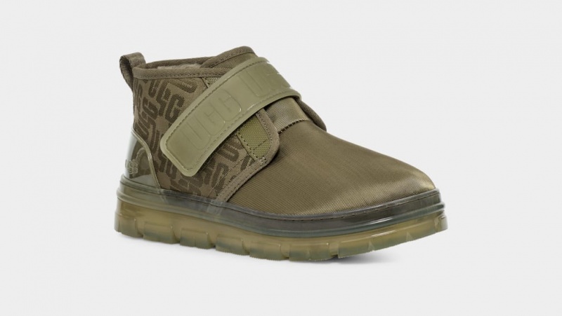 Cizme Ugg Neumel Grafice Monogram Dama Masline Verzi | 4860FYZTN