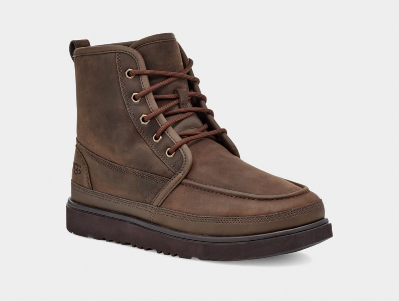 Cizme Ugg Neumel High Moc Weather Barbati Maro | 9702AZQNT