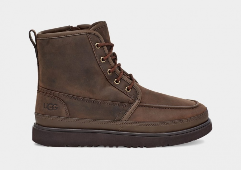 Cizme Ugg Neumel High Moc Weather Barbati Maro | 9702AZQNT