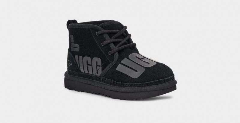 Cizme Ugg Neumel II Scatter Grafice Copii Negrii | 4935RCLPX