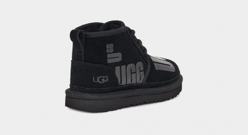 Cizme Ugg Neumel II Scatter Grafice Copii Negrii | 4935RCLPX