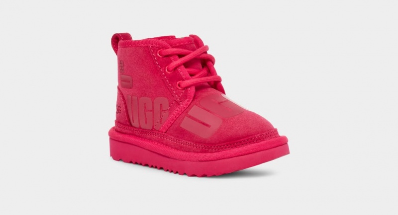 Cizme Ugg Neumel II Scatter Grafice Copii Rosii | 3867WQTIP