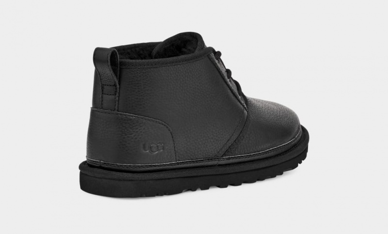 Cizme Ugg Neumel Piele Barbati Negrii | 3501QEJIU