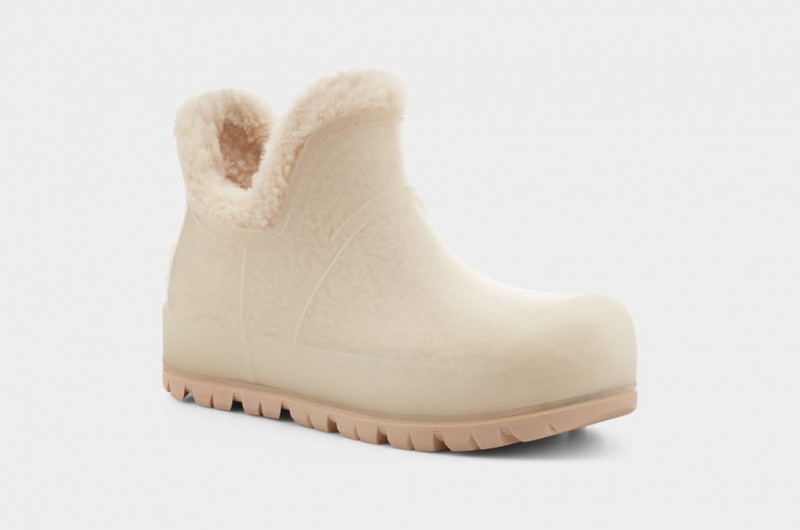 Cizme Ugg Raincloud Clear Dama Bej | 0954LUVNW