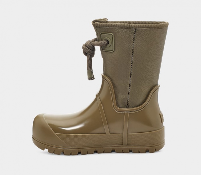 Cizme Ugg Raincloud Dantela Dama Masline Verzi | 8627IGFWJ